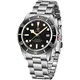 Subjugation Herren-Automatikuhren, mechanische Armbanduhren, Hommage Black Bay gewölbtes Saphirglas, wasserdicht bis 200 m