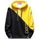 Moshtashio Hoodie Herren Kapuzenpullover Langarm Sweatshirts Basic Pullover Classic Männer Sweatjacke Unisex Casual Frühling Herbst Winter… (Gelb, M)