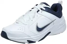 Herren DEFY All Day Gymnastikschuh, White/Midnight Navy-MTLC Silver, 41 EU