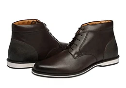 Elegante Herren Leder Desert Boots in braun I Stiefel für Männer I Männer Stieffeleten I Chelsea Lederstiefel I Men boots leather I (numeric_44)