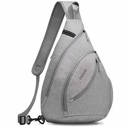 Sling Bag Herren 5L Umhängetaschen Sportrucksack mit Verstellbarem Schultergurt Wasserdicht Schulterrucksack Crossbody Backpack Rucksack Bag für 13.3 Zoll Laptop