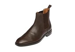 Elegante Herren Leder Chelsea Boots in braun I Stiefel für Männer I Männer Stieffeleten I Lederstiefel Desert Boots I Men boots leather I (numeric_44)