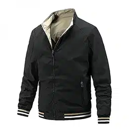 Jacken Herren Wendejacke Übergangsjacke Softshelljacke Herbst Und Winter Lässig Freizeitjacke Mäntel Auf Beiden Seiten Tragen
