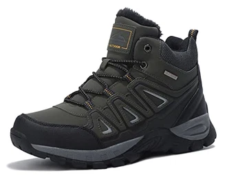 ARRIGO BELLO Winterschuhe Herren Winterstiefel Wanderstiefel Trekking Stiefel Grün
