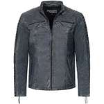 PAULGOS Herren Lederjacke Design 1 Grau (as3)