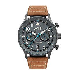 Hawker Hurricane Carey Dual Time Japanese Quartz Orissa Watch - AV-4088-04