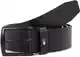 Tommy Hilfiger DENTON MATTE 3.5 Gürtel Herren, Schwarz (Black), 80