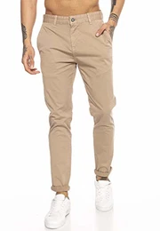 Hose für Herren Chino-Hose Freizeithose Casual Business Stretch Pants Sand W32 L32
