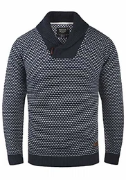 Copent Herren Strickpullover Grobstrick Pullover, Größe:3XL, Farbe:Navy (400)