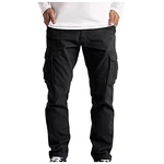 Herren Jogginghose Techwear Jogger Cargo Hose Schwarz