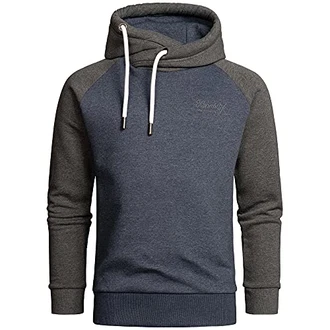 REPUBLIX Herren Basic Kapuzenpullover Sweatjacke Pullover Hoodie Sweatshirt (R-0049)