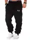 REPUBLIX Herren Sporthose Jogger Jogginghose Sweatpants Trainingshose R-0052 Schwarz M