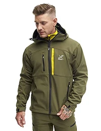 Hiball Jacket für Herren, Atmungsaktive und Wasserabweisende Jacke für alle Outdoor-Aktivitäten, Dark Olive, M