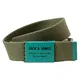 JACK&JONES Men's JACXANDER Woven Belt Webgürtel, Oil Green, 105