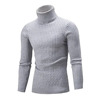Asija Herren Rollkragen Pullover Sweater