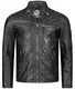Rock Creek Herren Lederjacke Biker Jacke Echtleder Motorradjacke Leder Jacken Herrenjacke Schwarz Winterjacke Übergangsjacke H-291 Schwarz M