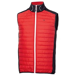 Herren Hybrid CK Insulate Weste - Rot/Marine - M
