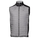 Calvin Klein Herren Hybrid CK Insulate Weste Silber/Schwarz