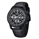 BENYAR Herrenuhr Chronograph Quarzwerk Blau/Schwarz