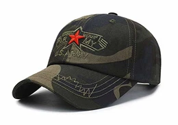 Baseball Cap Camouflage Army Unisex Stickerei Reisen Sport Kappe (Beige), HY-007, 55-60