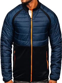 BOLF Herren Übergangsjacke Reißverschluss Style [4D4]