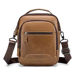 VINBAGGE Umhängetasche Herren Mini Messenger Bag Braun