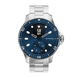 ScanWatch *Horizon* - Hybrid-Smartwatch mit EKG, Herzfrequenzsensor und Oximeter, *SpO2, Schlafüberwachung* - *Blau, 43mm