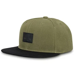 Cap Herren & Damen Grün Schwarz - Dean - Basecap Kappe für Männer & Frauen - Stylische Snapback Caps - Größenverstellbar