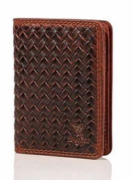 ® Hochwertiges Echt Leder Kreditkartenetui Herren TüV geprüfter RFID & NFC Schutz Kreditkartenhülle Damen Ausweisetui Ausweishülle A7