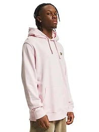 Zip Kapuzenpullover für Herren hell-rosa M - Premium Pullover Hoodie - Sweatshirt mit Kapuze aus 100% Bio-Baumwolle