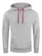 riverso Herren Kapuzenpullover RIVEnno Hoodie Sweatshirt Pullover Kapuze Kängurutaschen Regular Fit Einfarbig Baumwolle Grau M, Größe:M, Farbe:Grey Melange Standard 1 (23200)