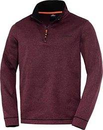 Strickfleece-Troyer, Warmer Unisex Pullover aus Strick und Fleece, atmungsaktiver Fleecepullover mit Stehkragen und Zipp für Männer & Frauen, Größe S - XXXL