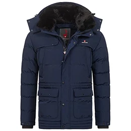 Achalm Herren Winter Jacke Navy Gr. M