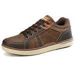 ARRIGO BELLO Herren Freizeitschuhe Sneakers Outdoor Skateboard Wanderschuhe Trainer Braun