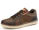 ARRIGO BELLO Freizeitschuhe Herren Sneaker Schuhe Wanderschuhe Walkingschuhe Berufsschuhe Sportschuhe Outdoor Leichtgewicht Größe 41-46 (H Braun 1, Numeric_43)