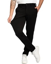 Herren Schwarz (Größe 32W/32L) - Bequeme Schwarze Hose Herren - Stilvolle Herren Hosen Stretch - Hosen Herren Stretch - Modische Praktische Männer Hosen für Business & Freizeit