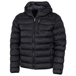 Herren San Gabriel gewebt Jacquard Jacke - Schwarz/Lime - M