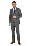 Steffen Klein Herren Anzug Regular Fit Grau