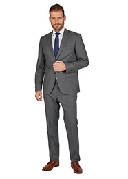 Herren Anzug Regular Fit Wolle Elastisch