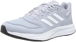 Unisex Duramo 10 Road Running Shoe, Halo Silver/Cloud White/Dash Grey, 41 1/3 EU