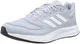 adidas Unisex Duramo 10 Road Running Shoe, Halo Silver/Cloud White/Dash Grey, 41 1/3 EU
