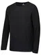 FALKENSTEJN Herren Strickpullover Feinstrick Pullover aus 100% Baumwolle in Mehreren Farben schwarz, M