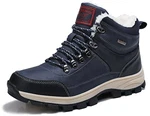 ARRIGO BELLO Winterschuhe Herren Schneestiefel Winterstiefel Warm Gefütterte Stiefelette Arbeitsschuhe Arbeitsstiefel Wandern Arbeiten Blau (111)