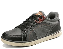 Freizeitschuhe Herren Sneakers Schuhe Wanderschuhe Walkingschuhe Berufsschuhe Sportschuhe Outdoor Leichtgewicht Größe 41-46(W Grau, Numeric_43)