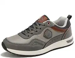 Sneaker Herren Freizeitschuhe Schuhe Berufsschuhe Sportschuhe Outdoor Leichtgewicht Walkingschuhe Sneakers Größe 41-46 (A2 Grau, Größe_43)