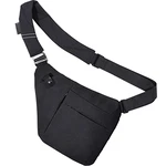 BROADREAM Umhängetasche Sling Bag Herren Schwarz