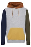 Blend Lampert Herren Kapuzenpullover Hoodie Mischfarben/Braun/Grau/Braun/Mischfarben/Grau
