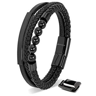 SERASAR Herrenarmband Leder