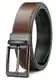 CHAOREN Ledergürtel Herren, Wendegürtel Herren Leder Schwarz & Braun 35mm für Business Anzug and Jeans Gürtel, Ein Gürtel wendbar zwei Farben