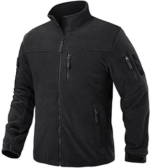TACVASEN Herren Fleecejacke Military Fleece Army Jacket Warm Jacke Winter für Outdoor